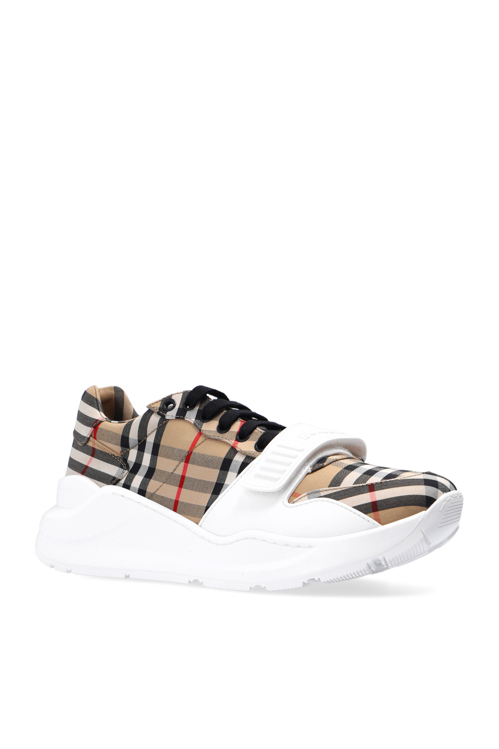 BURBERRY KIDS logo-print cotton shirt Bianco - Sneakers with